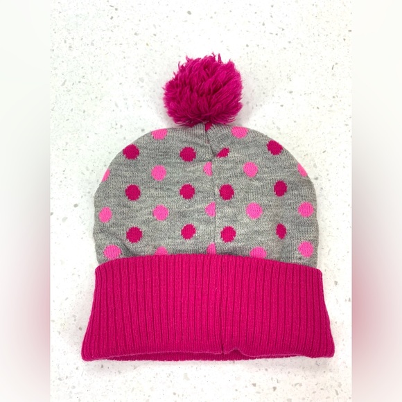 Hello Kitty Pom Pom Hat Winter Hat Pink - Picture 2 of 7
